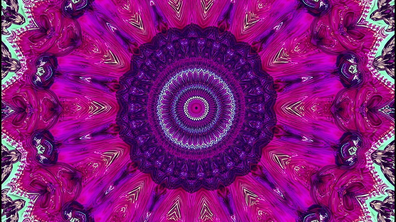 Fractal Geometry TV Screensaver | Minimal Ambient Music (1 Hour)