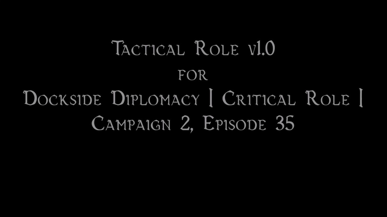 c2e35 Tactical Role