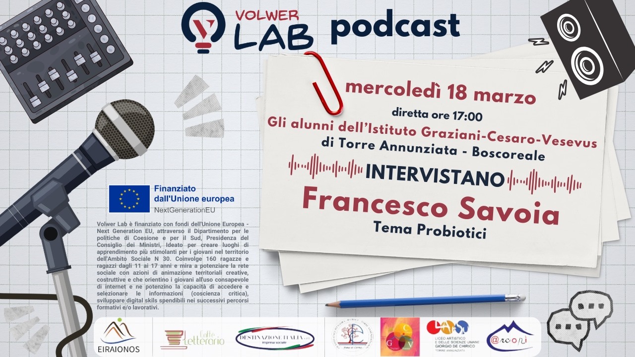 A Volwer Lab Francesco Savoia che ci parla del tema legato ai probiotici