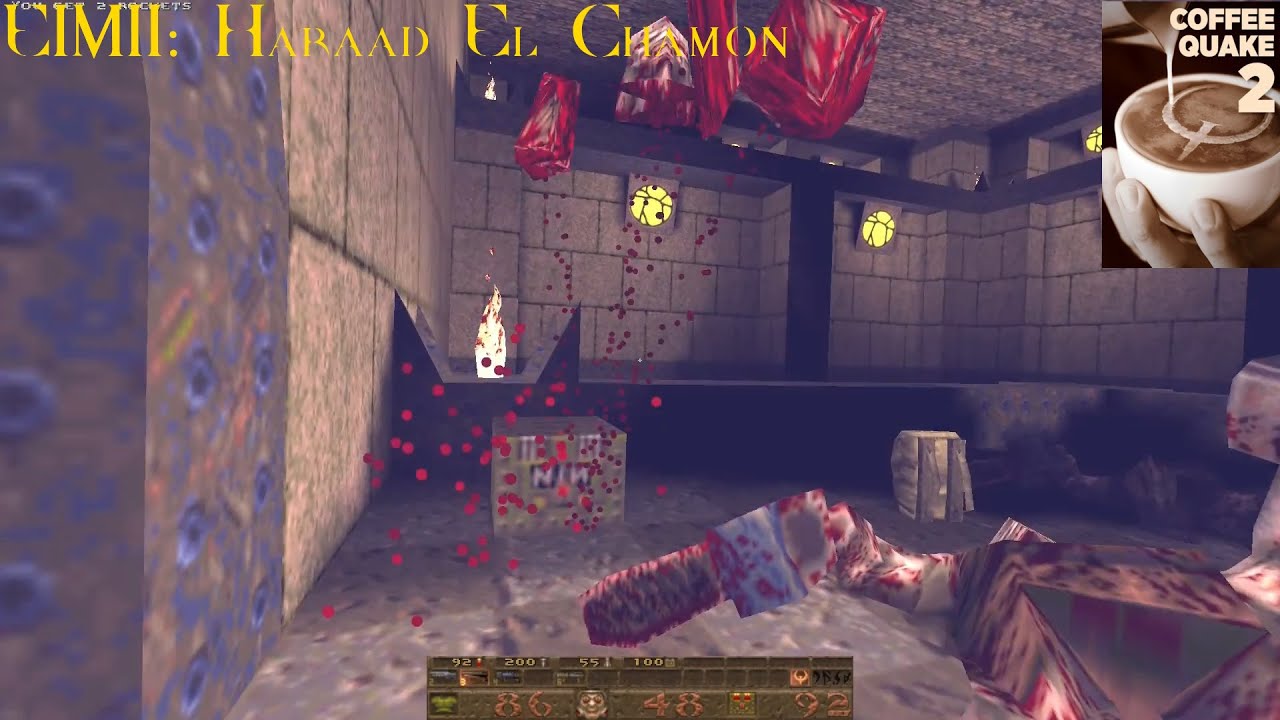 Coffee Quake 2: Double Shot (Normal) - E1M11: Haraad El Chamon (100%)