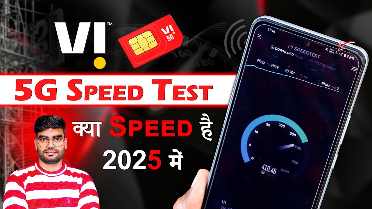 Vi Speed Test, vi 5G Speed Test, vi ka 5g speed test, vodafone idea 5g