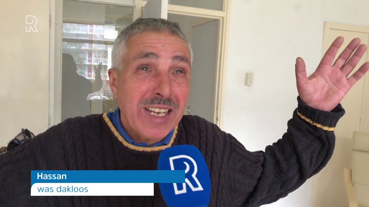 Dakloze Hassan krijgt de sleutel naar een nieuwe toekomst
