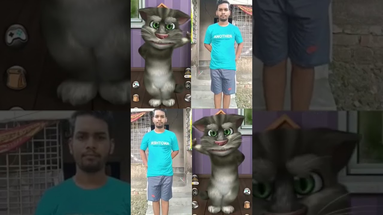 Talking Tom Funny Real life Amazing Super React 🤣🎃🙈 #shorts