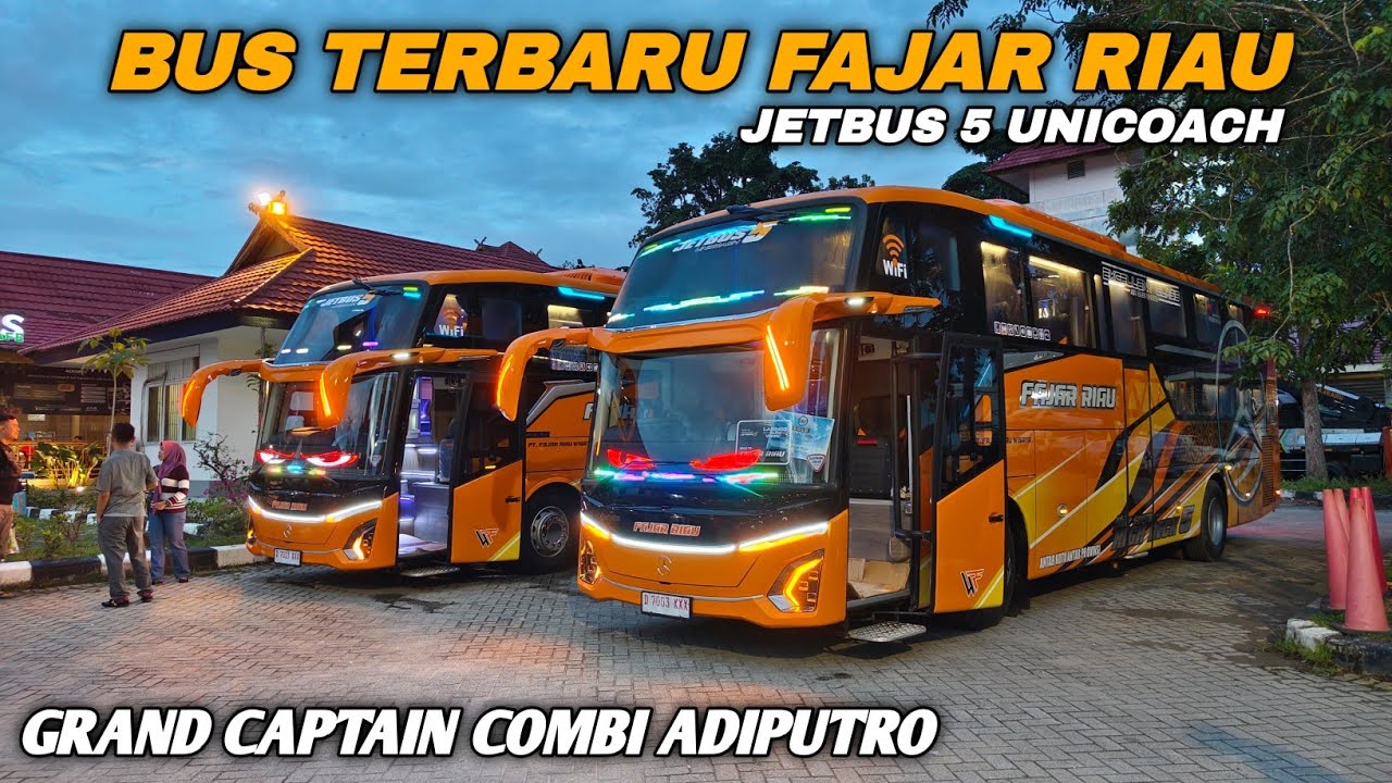 Nyobain Naik Bus Jetbus 5 Uni Coach | Review Bus Terbaru Fajar Riau, Nyaman & Mewah