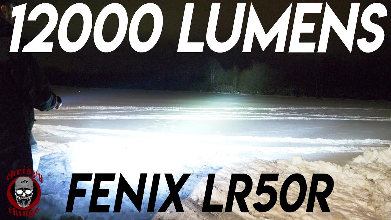 Fenix LR50R: This 12,000 lumen spotlight is a MONSTER!