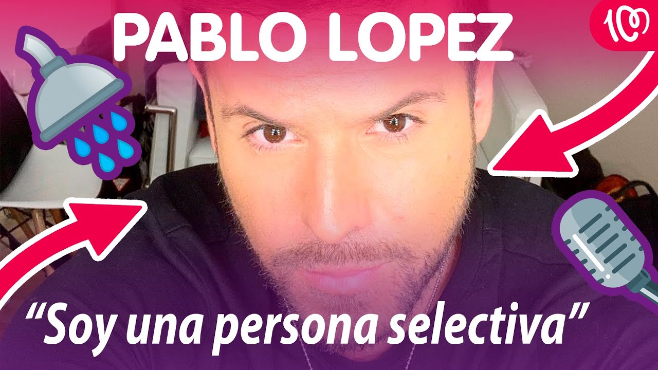 Pablo López confiesa que escribió '7' en la ducha