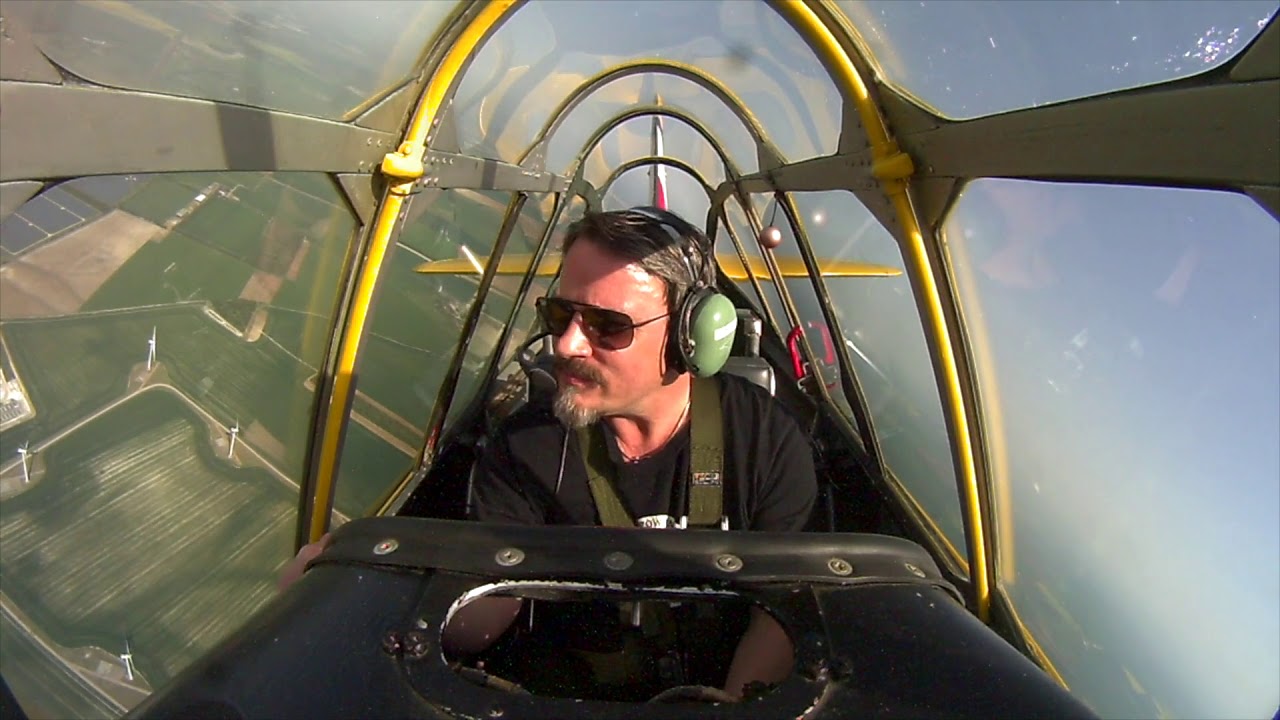 T-6 Harvard / Texan flight at IWM Duxford