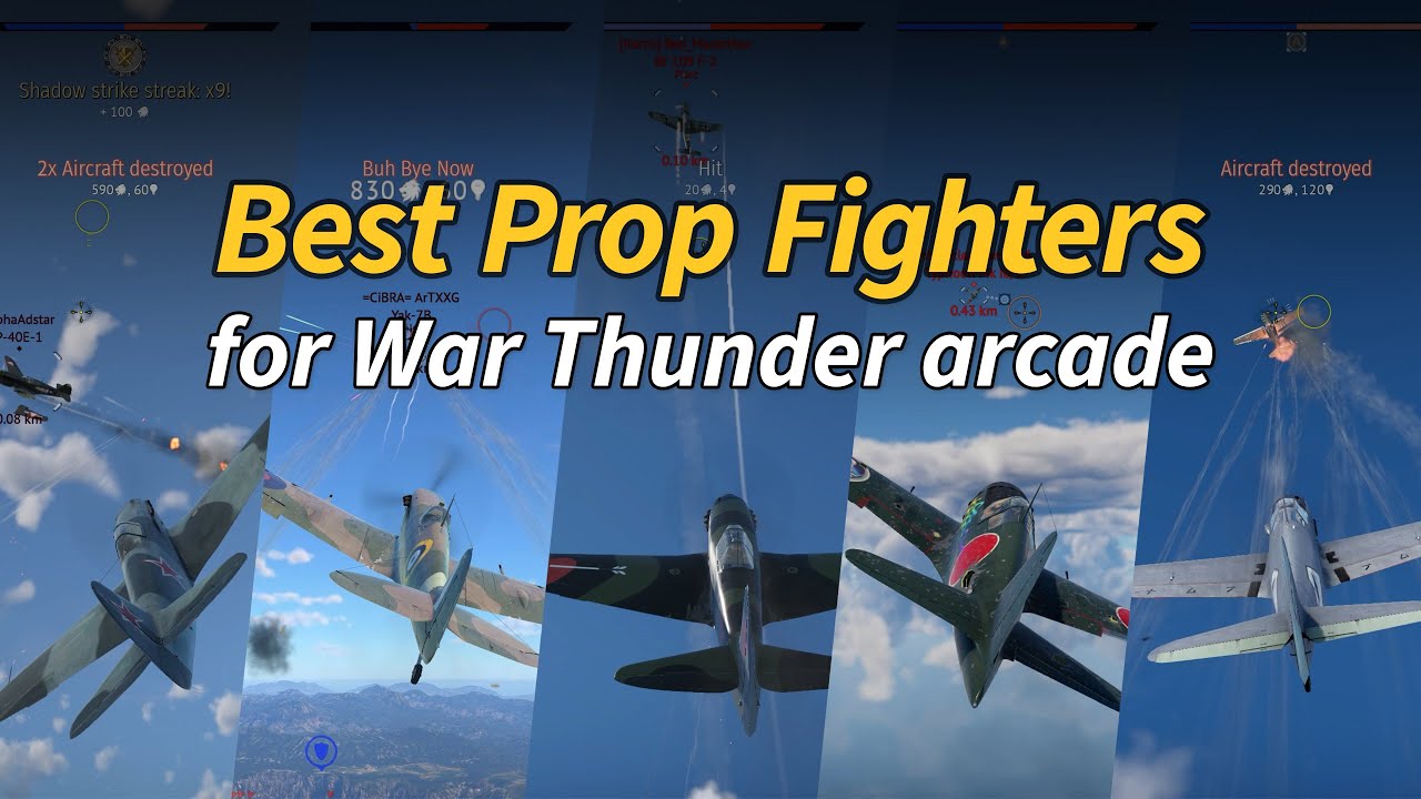 Лучшие истребители для аркадной игры War Thunder