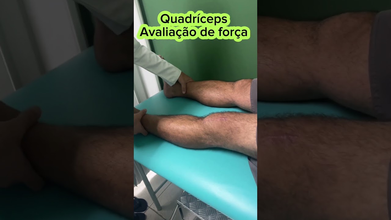 Quadr&iacute;ceps - Avalia&ccedil;&atilde;o de for&ccedil;a muscular