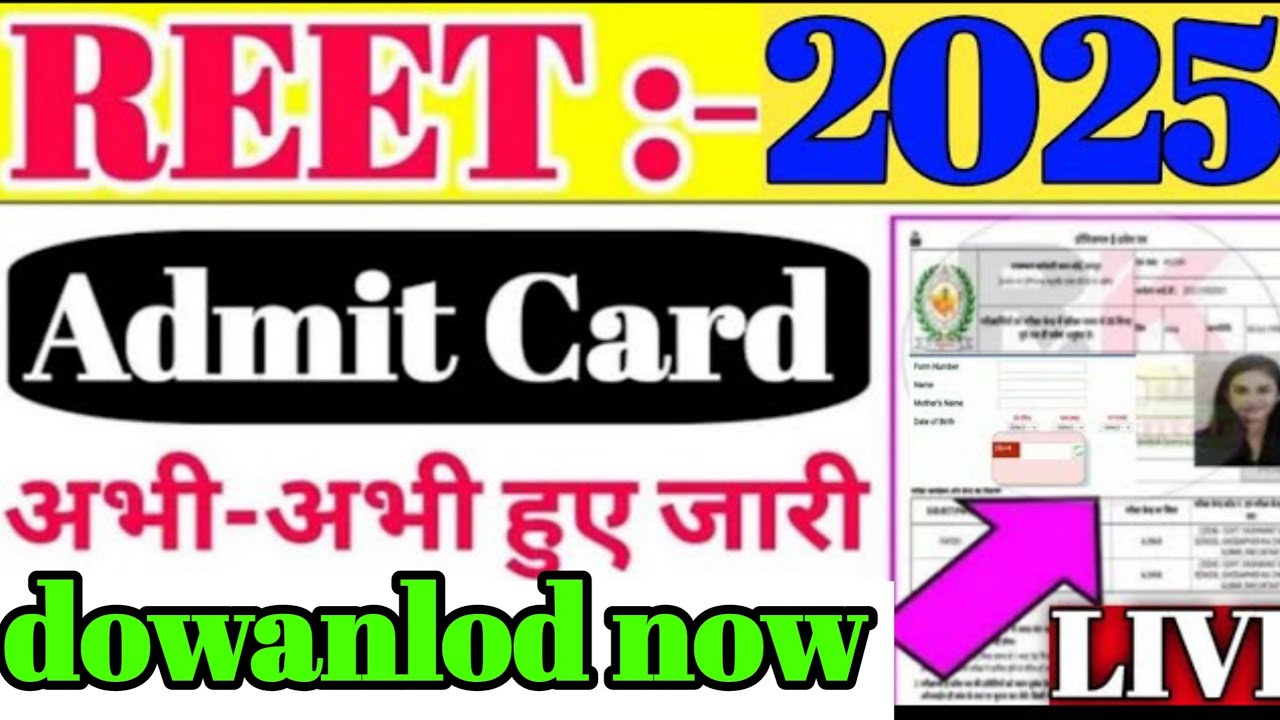 reet mains admit card 2026 released/reet admit card 2025/reet mains admit card 2026 how to download