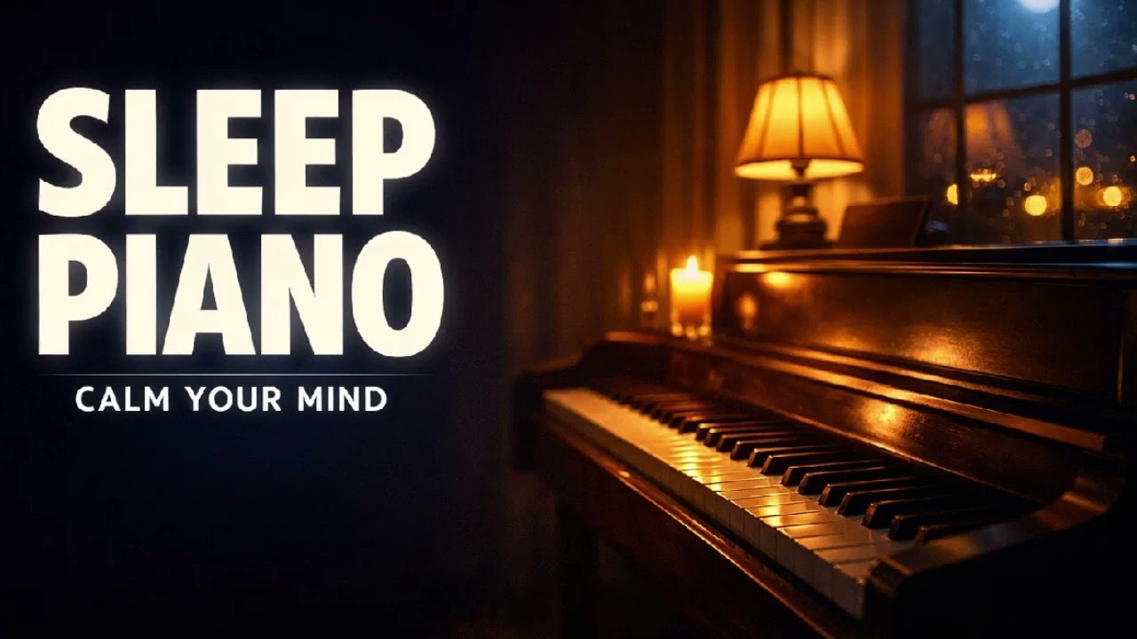 Deep Sleep Piano Music – Soft Ambient Piano for Anxiety, Overthinking & Peaceful Night