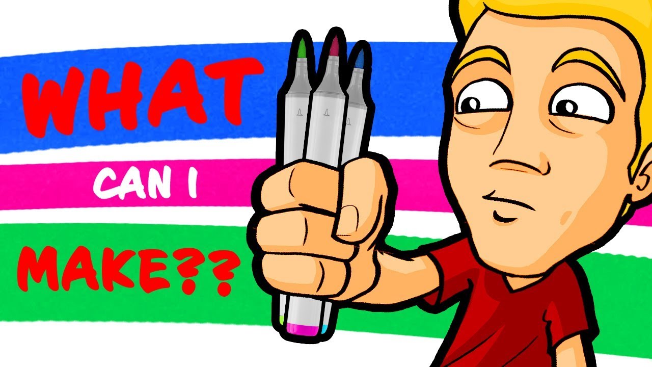 INTENSE 3 COLOR CHALLENGE: Oversaturated Markers ONLY!