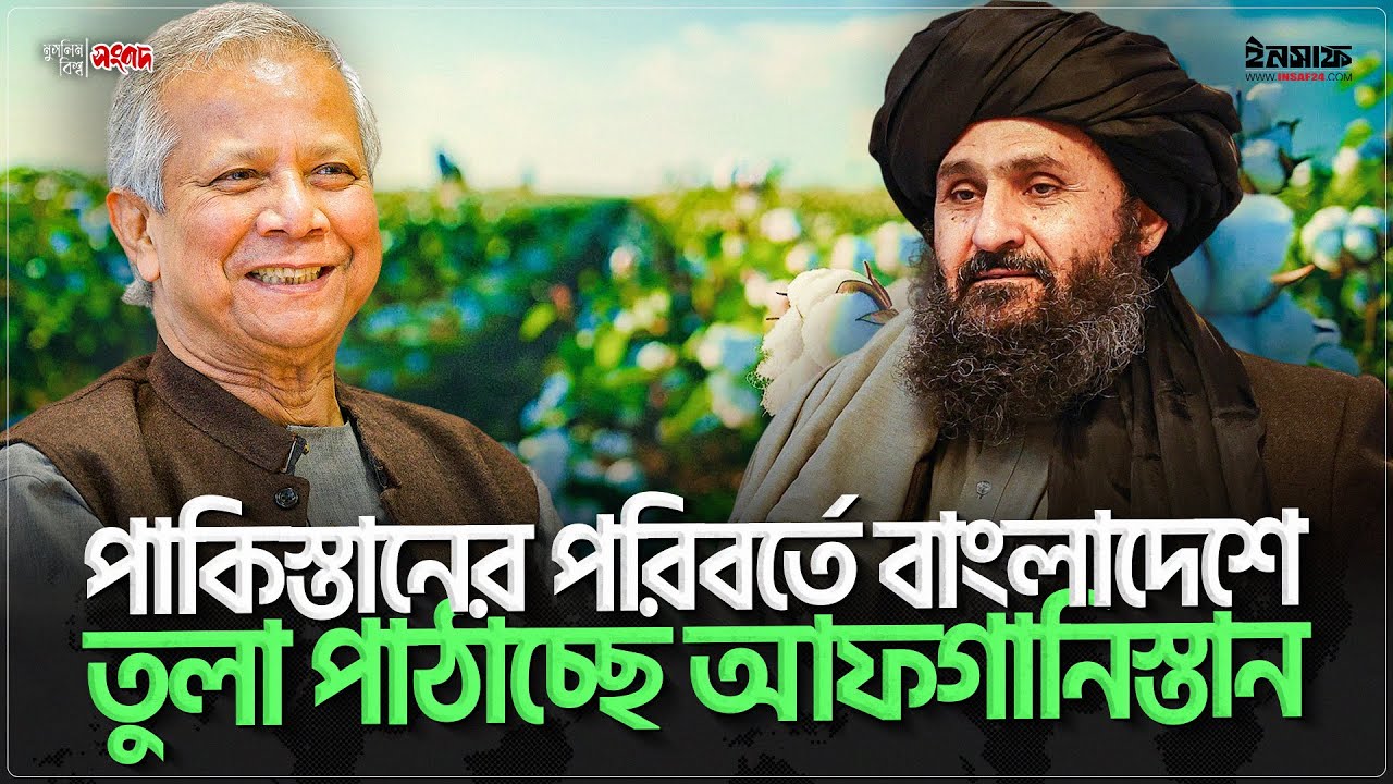 পাকিস্তানের পরিবর্তে বাংলাদেশে তুলা পাঠাচ্ছে আফগানিস্তান | @insaf24bd | ইনসাফ