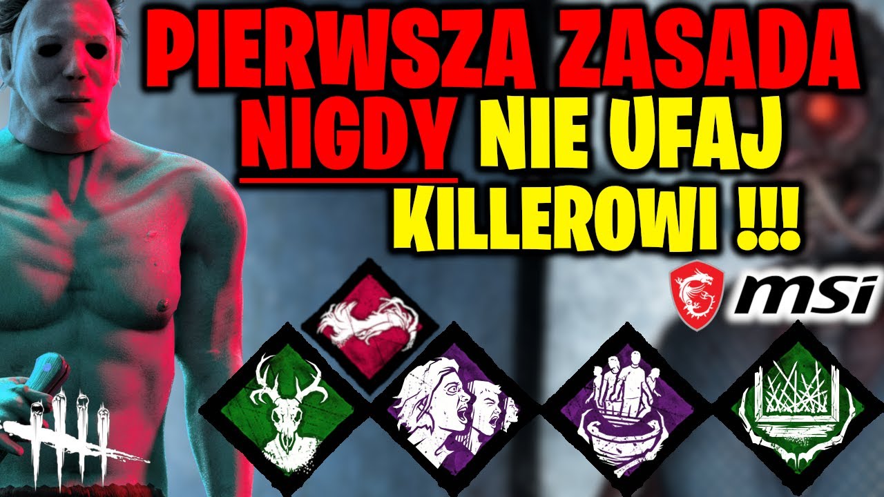 NIGDY, ALE TO PRZENIGDY NIE UFAJ KILLEROWI - DEAD BY DAYLIGHT // FOTEL MSI MAG-CH110