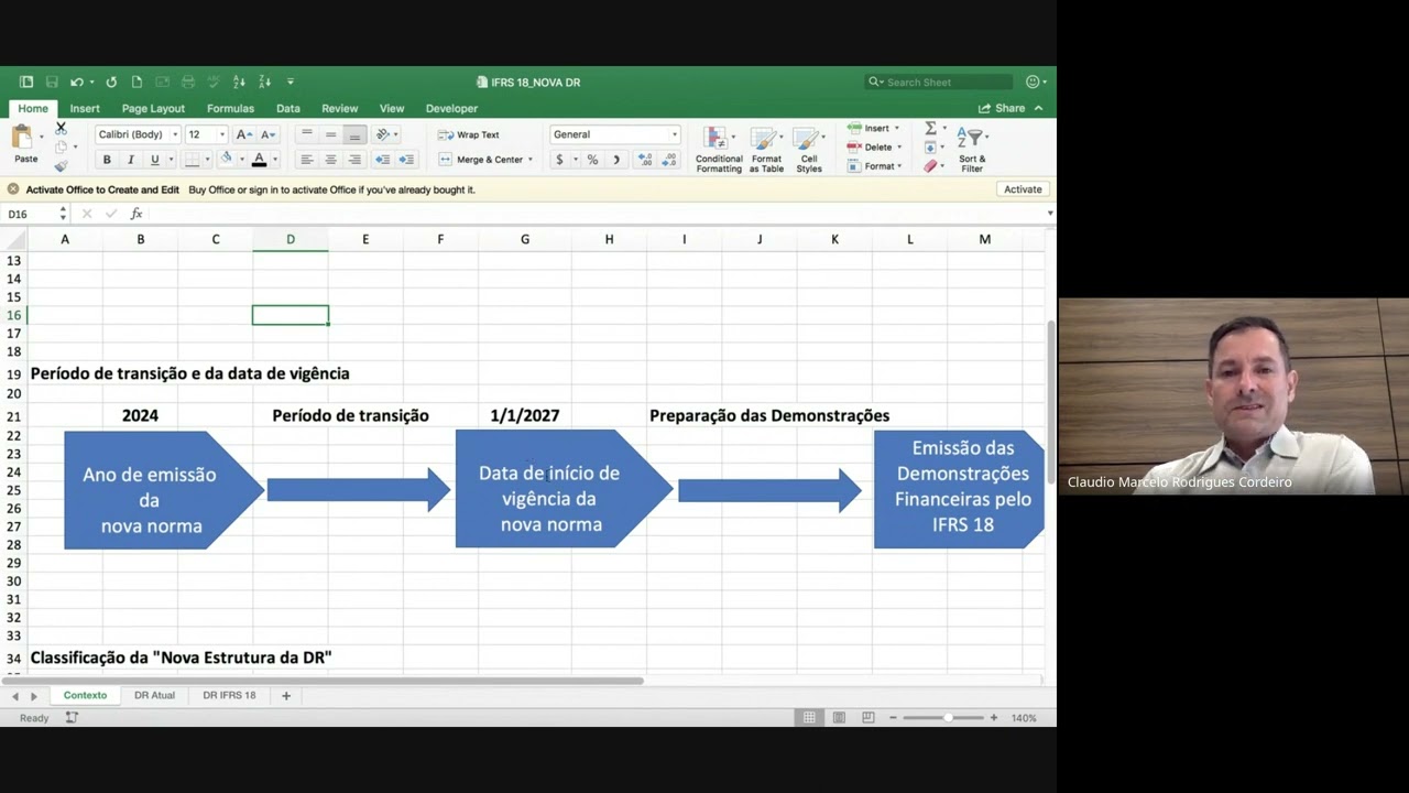 IFRS 18 e a Nova Estrutura da Demonstração do Resultado.