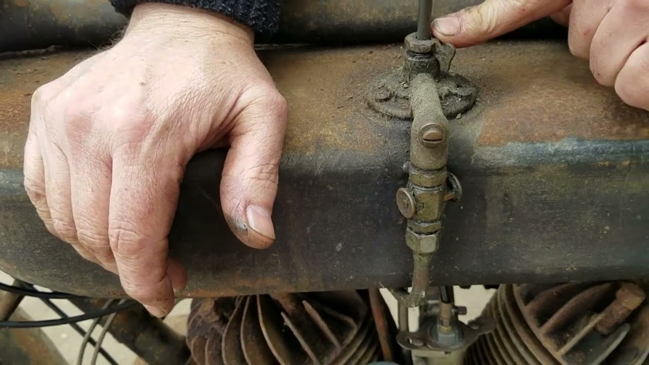 1928 AJS Model K V twin 799cc у Энди Тирнанса #08022AJS