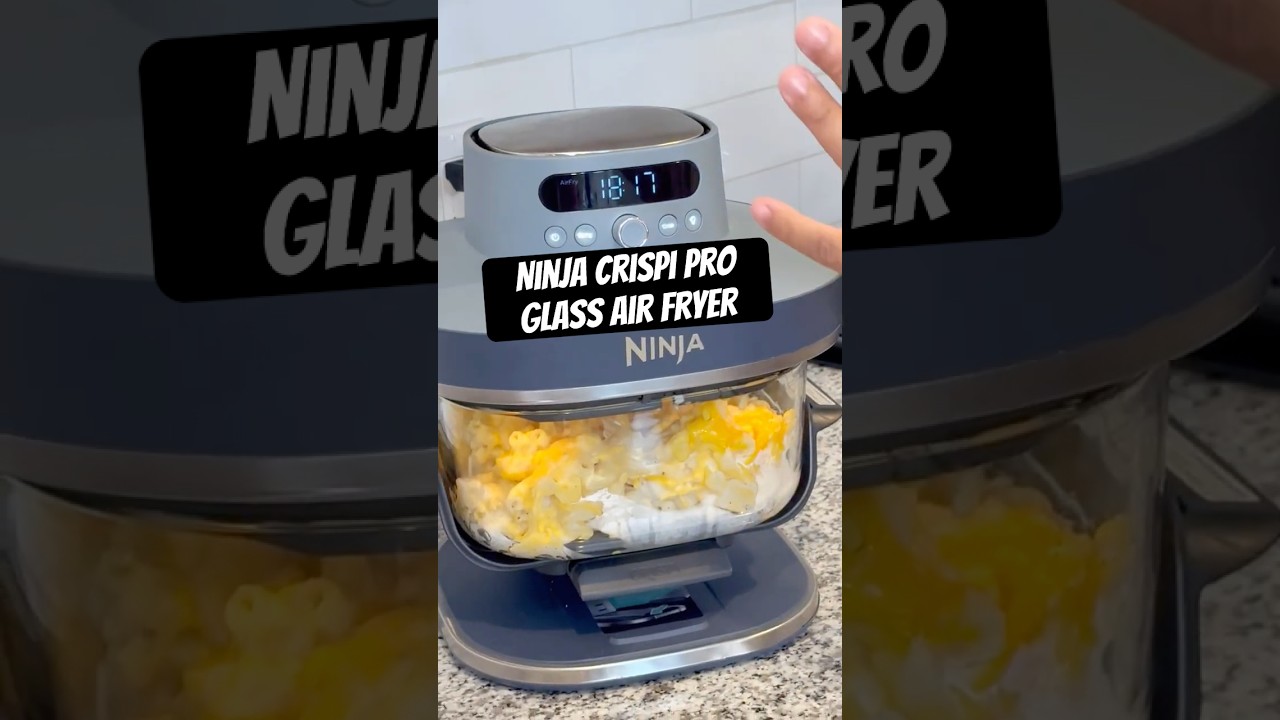 Аэрофритюрница Ninja Crispi 6 в 1 из стекла. 