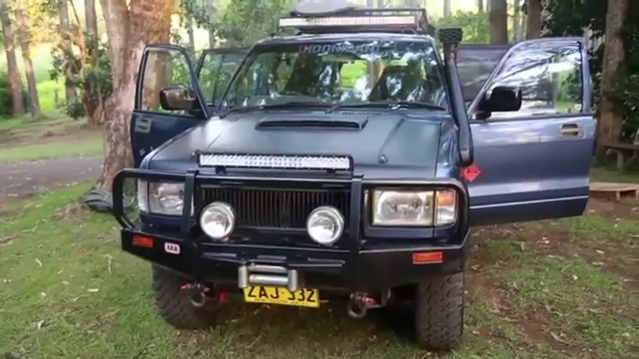 4x4 camper conversion on a budget - Isuzu Trooper Holden Jackaroo walk around