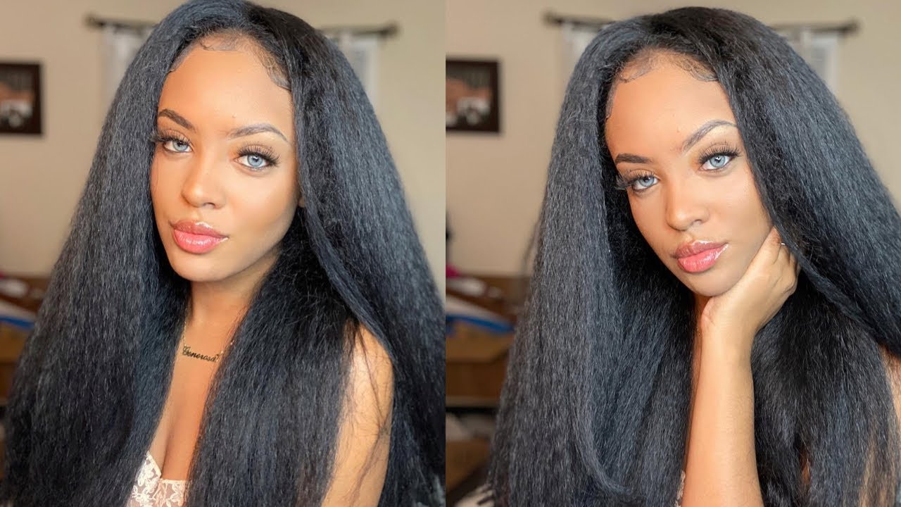 KINKY STRAIGHT HAIR  | OUTRE ANNIE HALF WIG