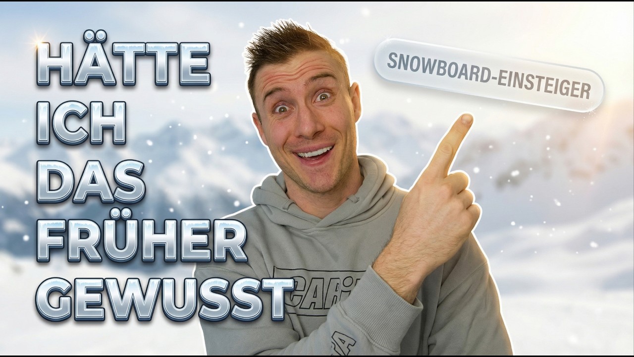 Bevor du dein erstes Snowboard Equipment kaufst… 😳 Schau das hier!