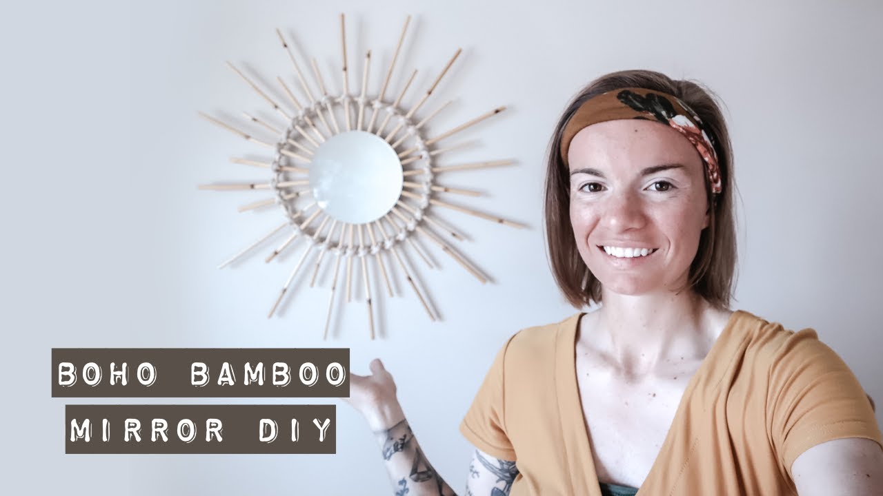DIY Boho Bamboo Mirror Tutorial // 𝐓𝐡𝐢𝐬 𝐅𝐚𝐢𝐭𝐡𝐟𝐮𝐥 𝐇𝐨𝐦𝐞
