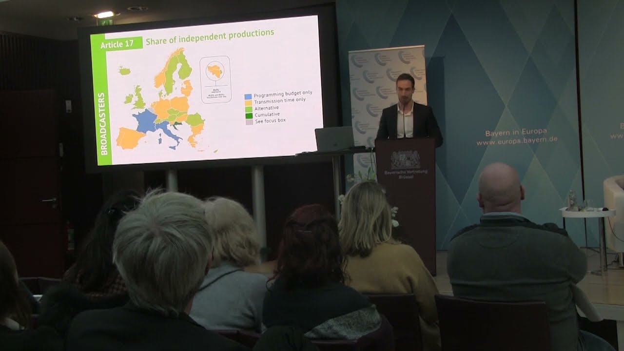 Conference presentation of the new AVMSD report: AVMSDigest by Eric Munch