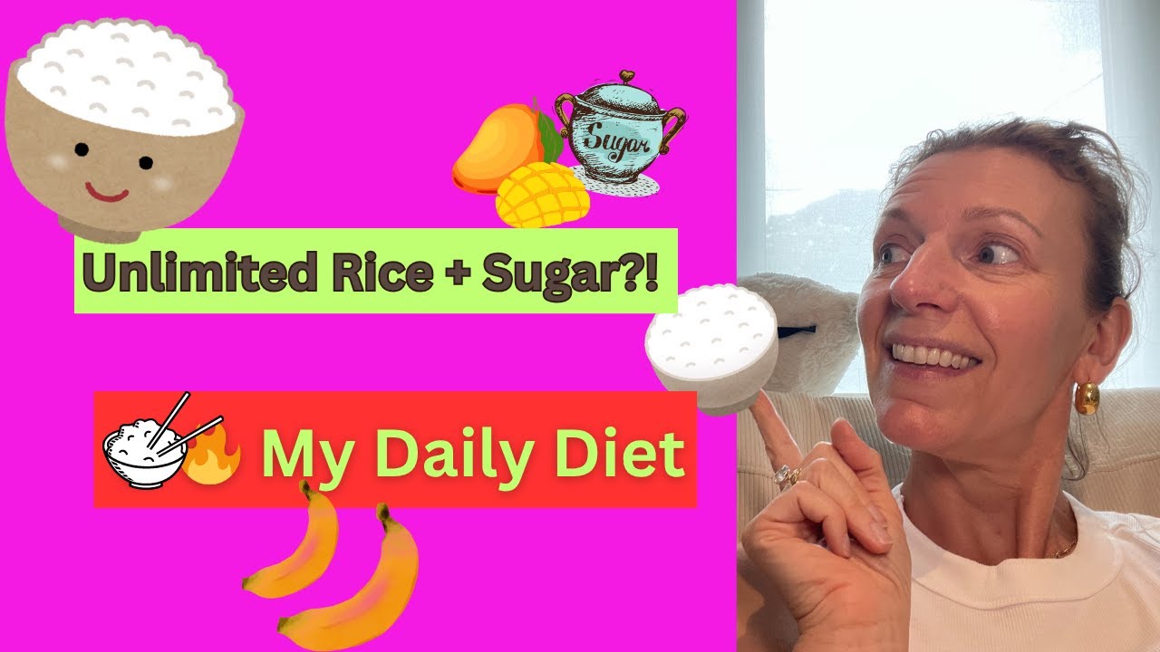 What I Eat in a Day | High-Carb, Rice-Based Sugar Diet 🍚🍓 (Inspired by the Rice Diet)