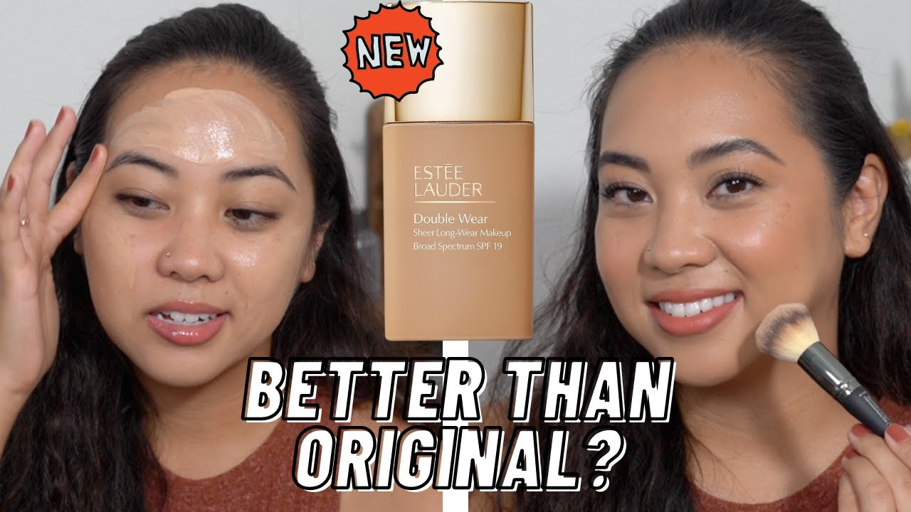 NEW ESTEE LAUDER DOUBLE WEAR SHEER | BETTER THAN OG DOUBLE WEAR?