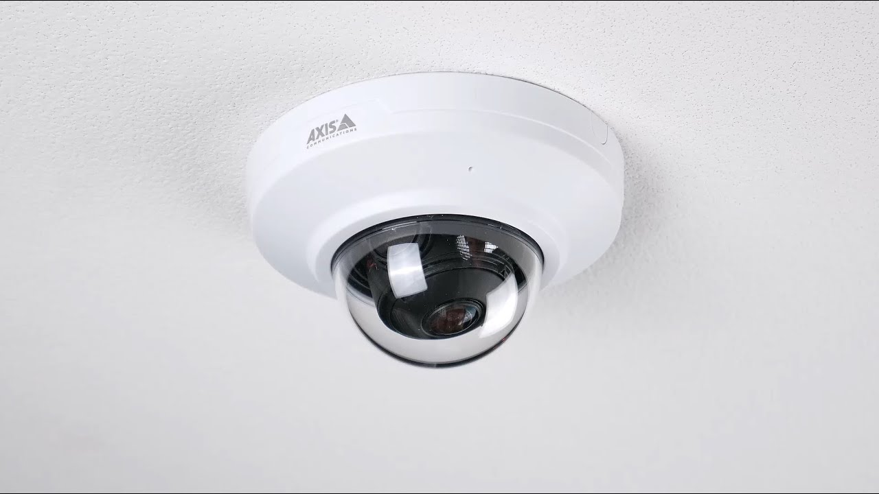 How to install AXIS M30 dome cameras on a ceiling