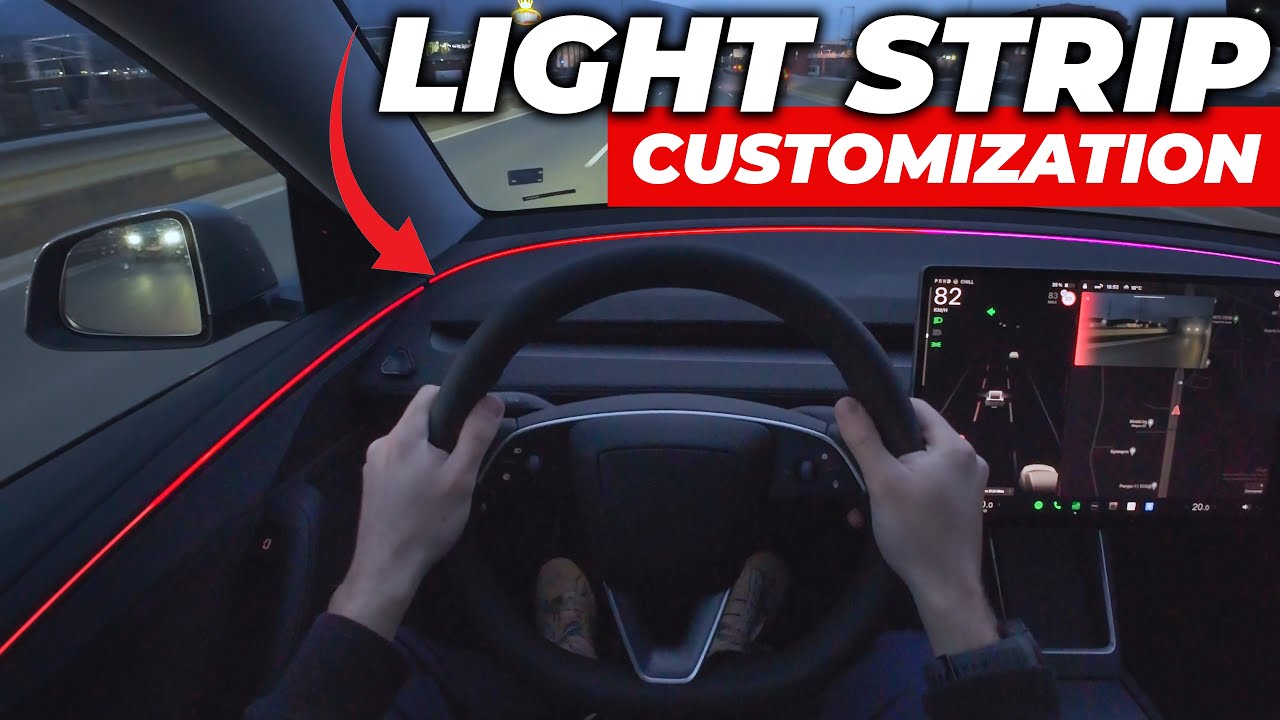 Make your Tesla RGB strip smarter | Model 3/Y