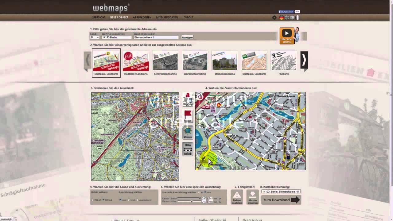 Webmaps - Hilfevideo