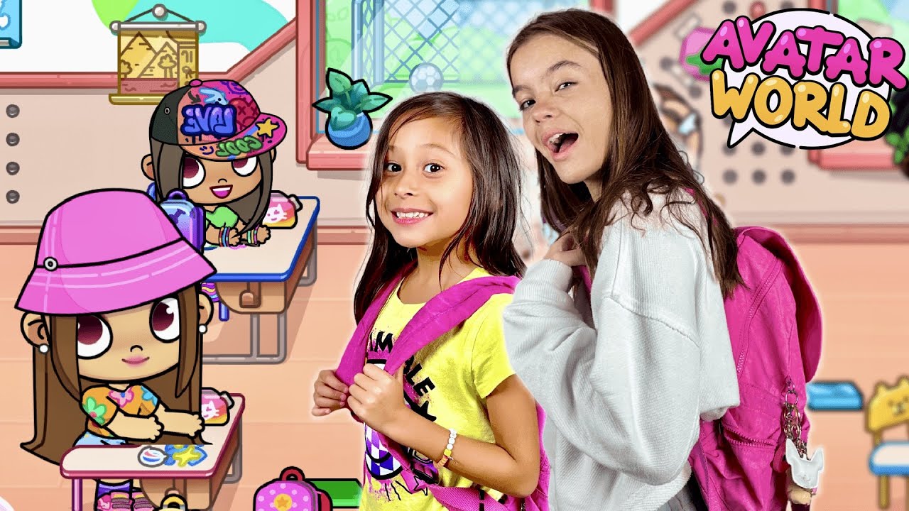 ROTINA DA MANHA No AVATAR WORLD ! Atrasadas Para Escola!