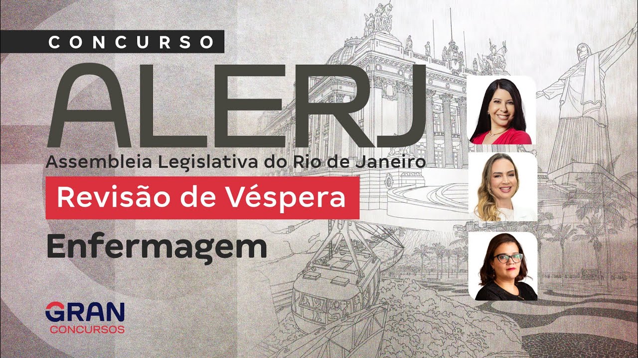 Concurso ALERJ | Enfermagem: Revisão de Véspera