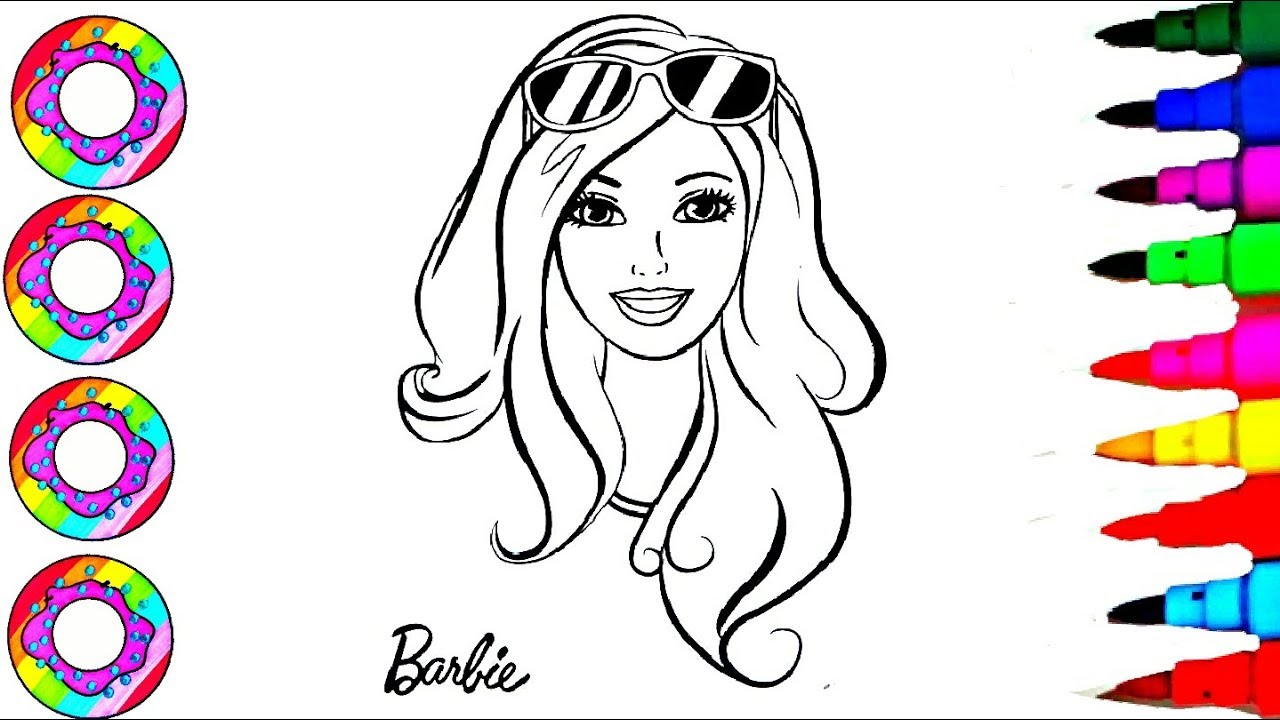 Colouring Drawings Disney Barbie Glitter Coloring Pages l Twin Sisters l Disney Brilliant