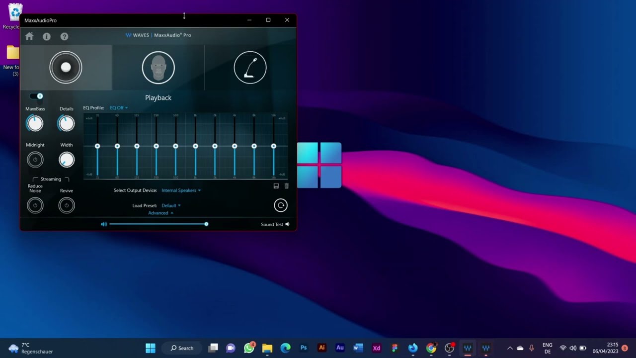 MaxxAudio Pro not working in Windows 10/11 Fix