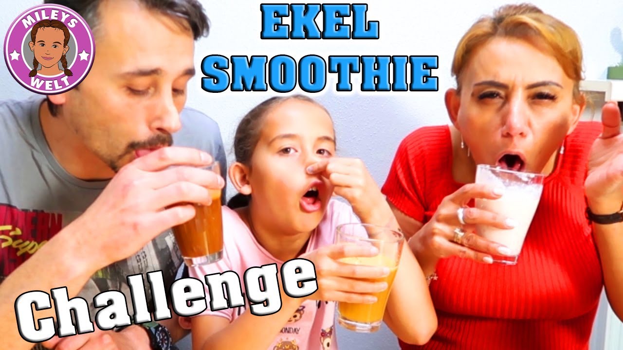 SMOOTHIE Challenge mit hohem EKELFAKTOR - das schmeckt zum k....! | Mileys Welt