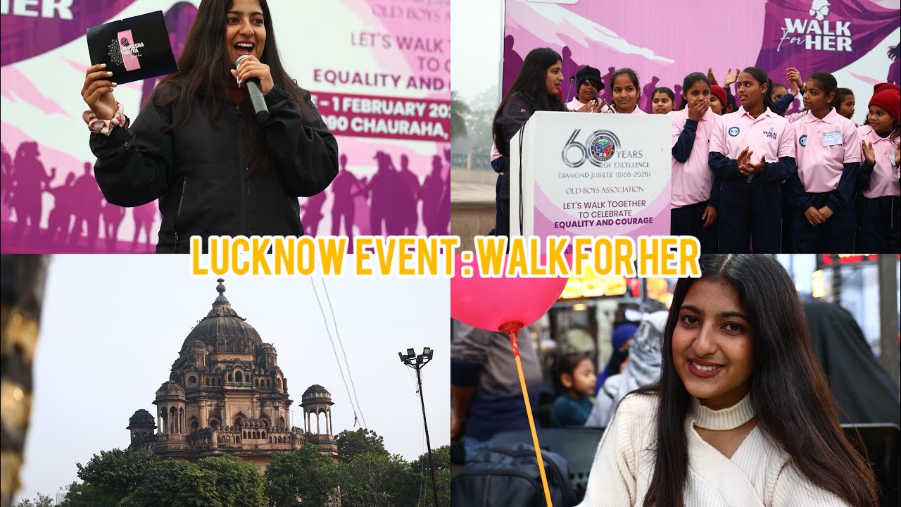 Fun in Lucknow l Walk for Her | Anchor 
