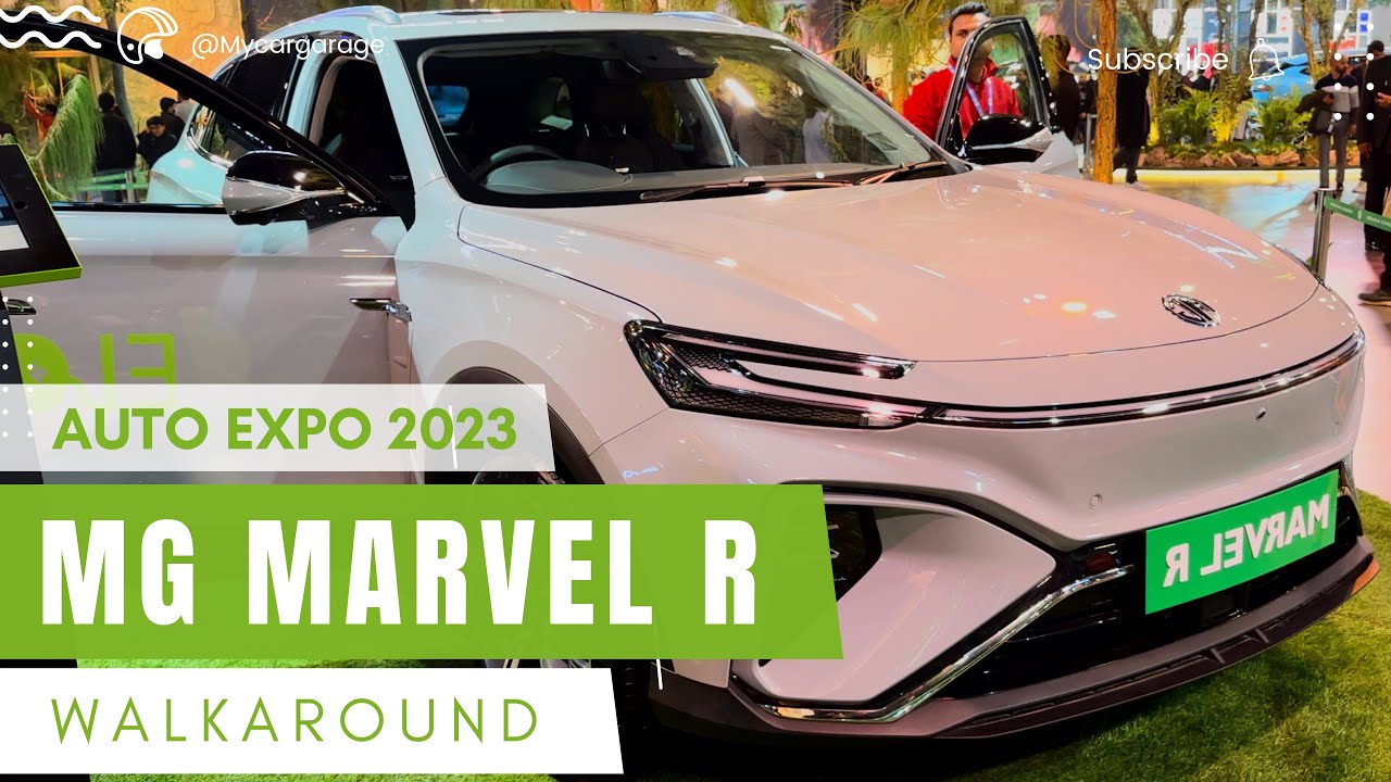 MG Marvel R 2023 All electric mid size SUV | White Colour | Walkaround | My Car Garage |