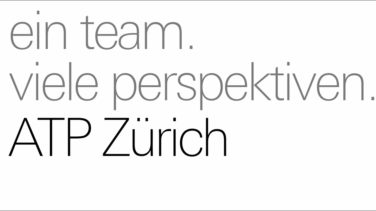 ATP Zürich: Ein Team, viele Perspektiven