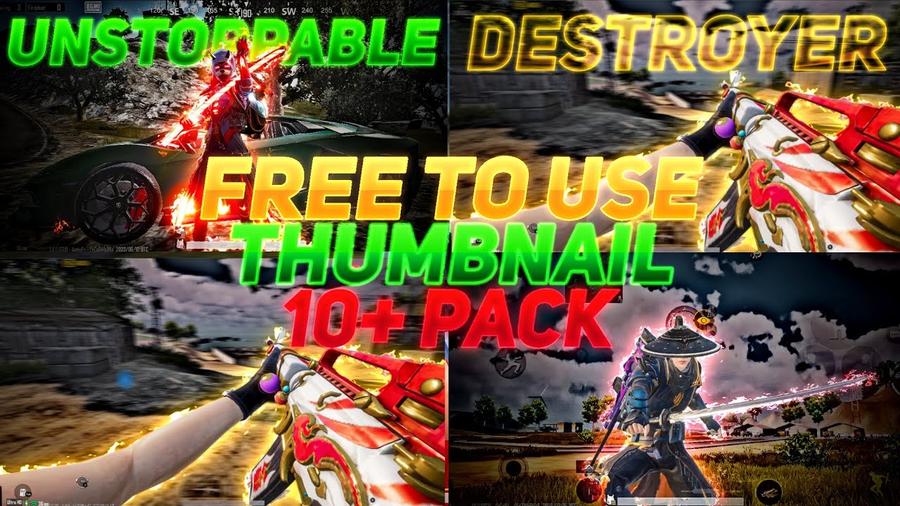 Free to use thumbnail pack |thumbnail pack with text and without text | free to use &bull; TeamCCX