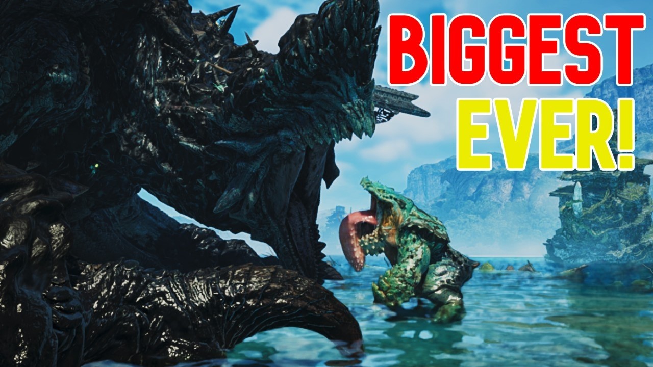 How big is Gogmazios vs the LARGEST and SMALLEST monsters in MH Wilds?