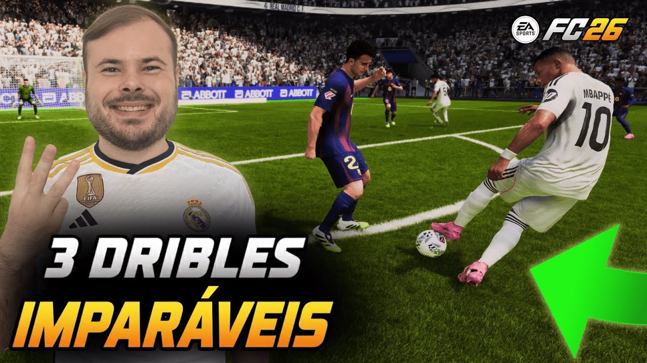 FC 26 | 🧙‍♂️ Tutorial dos DRIBLES MAIS FÁCEIS e APELÕES do jogo!