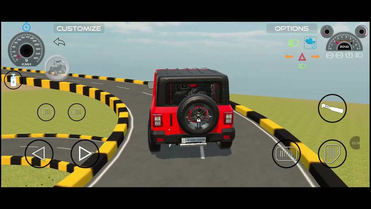 Mahindra Thar 4x4 new game play funny video new car  2026 🚗🚙🚗🚙📍📍