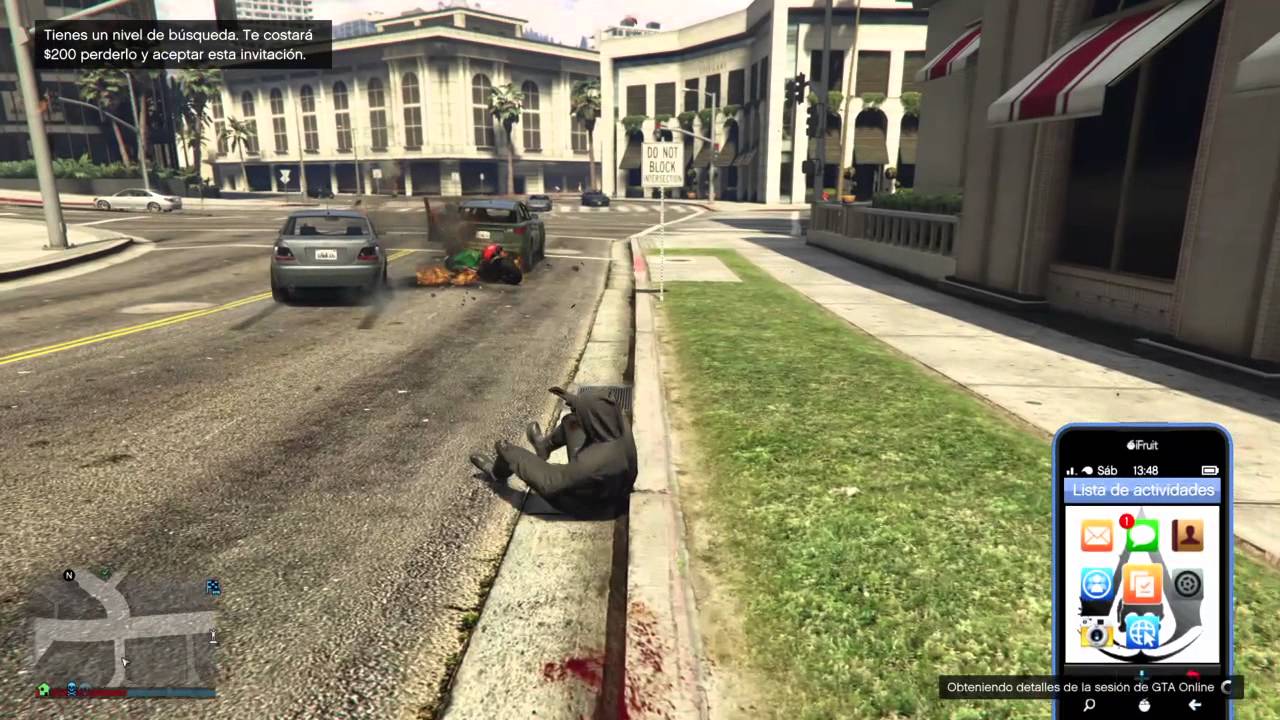 GTA V   Pobre mi moto