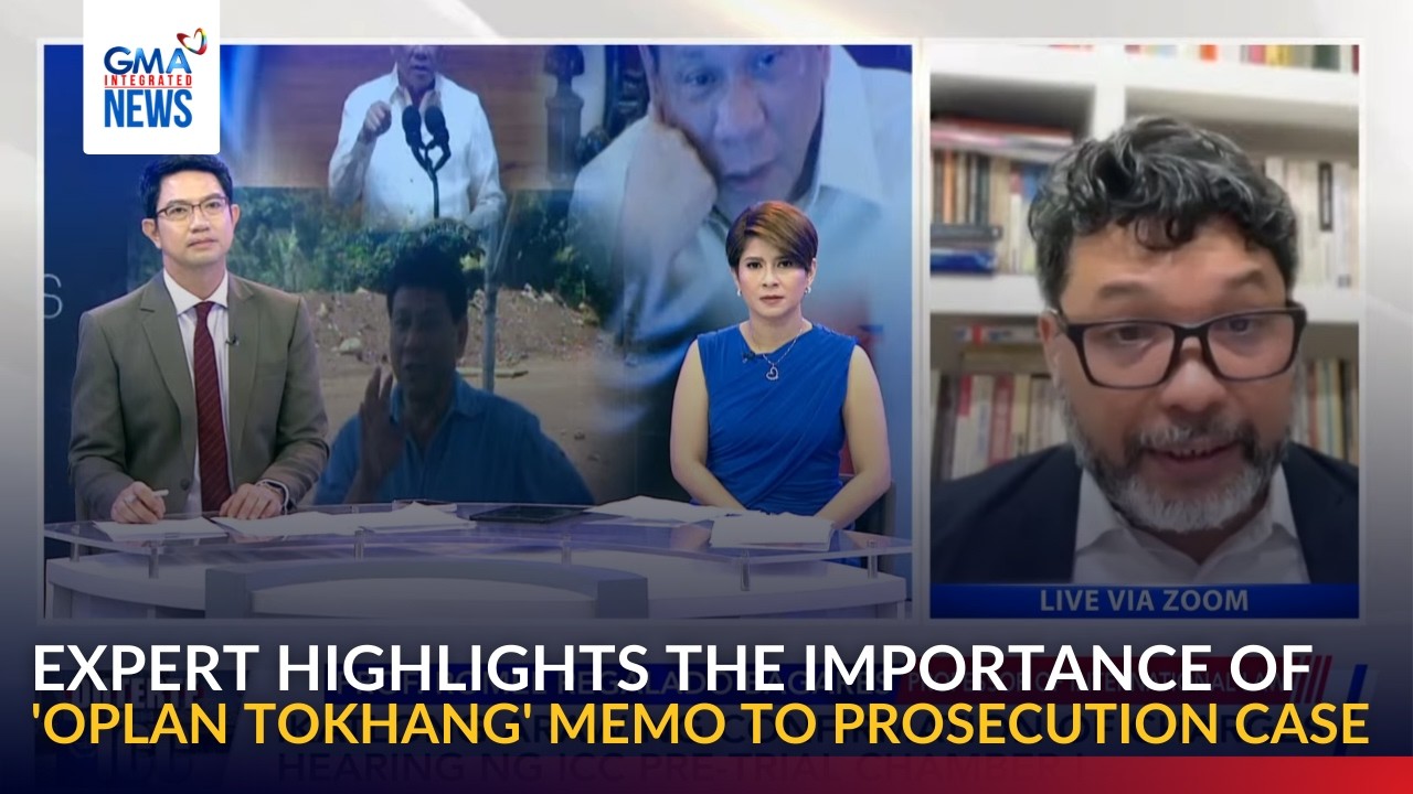 Expert highlights the importance of 'Oplan Tokhang' memo to prosecution case | GMA Integrated News