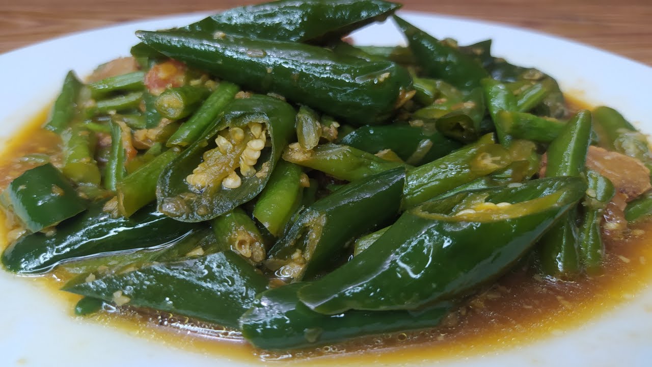 Ase cabe hijau buncis Khas Sunda !!! #cabeijo #laukharian #masakanrumahan  #kulinerindonesia