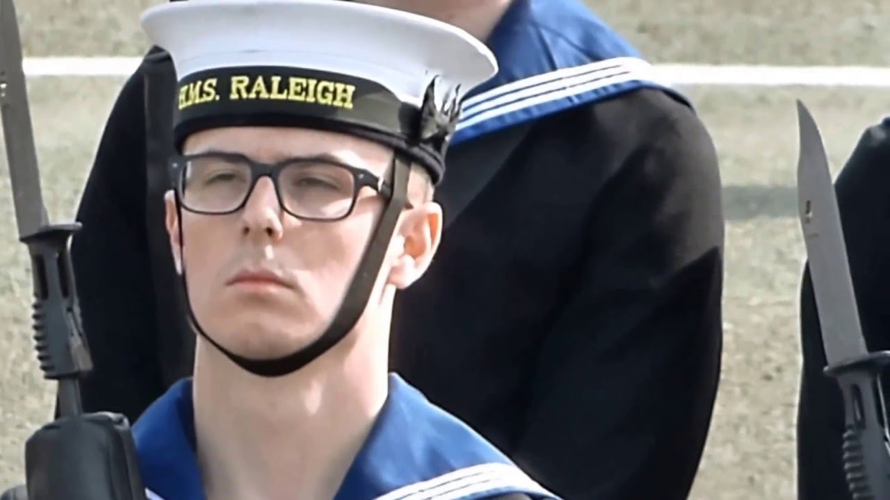Royal navy pass out at HMS  Raleigh