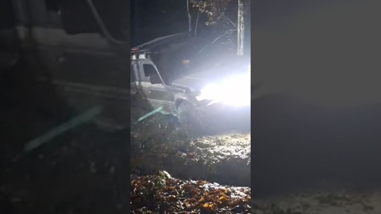 Op&eacute;ration treuillage #pajero #offroad #4x4