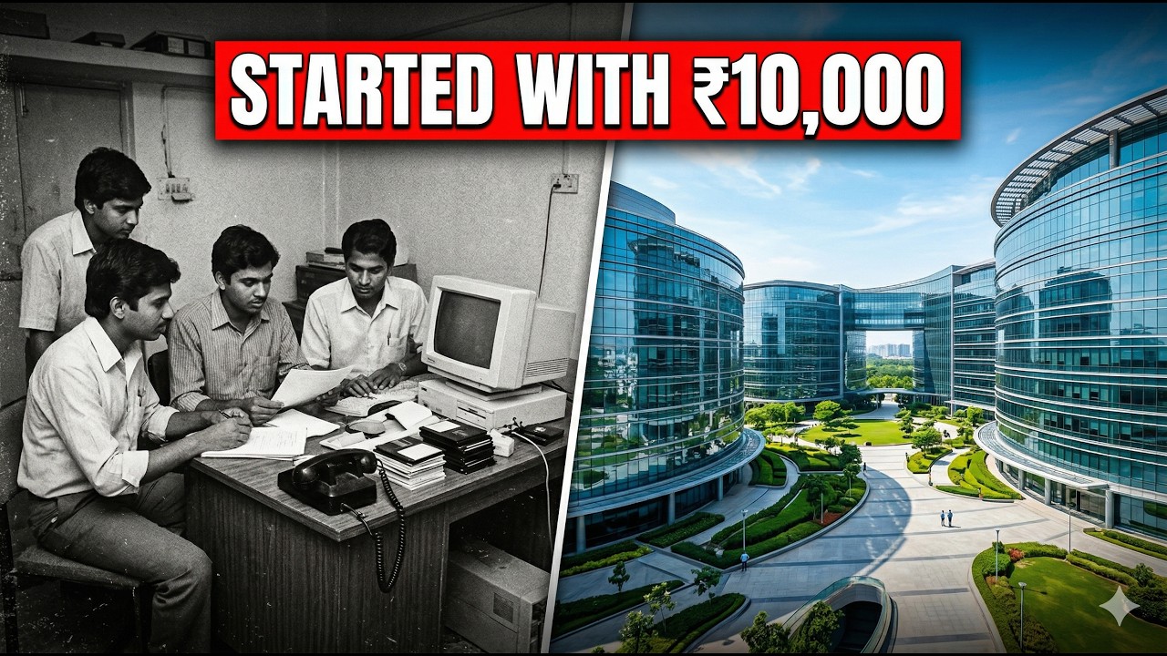 The ₹10,000 Startup That Built a $75 Billion Empire (Infosys Case Study) | Think School