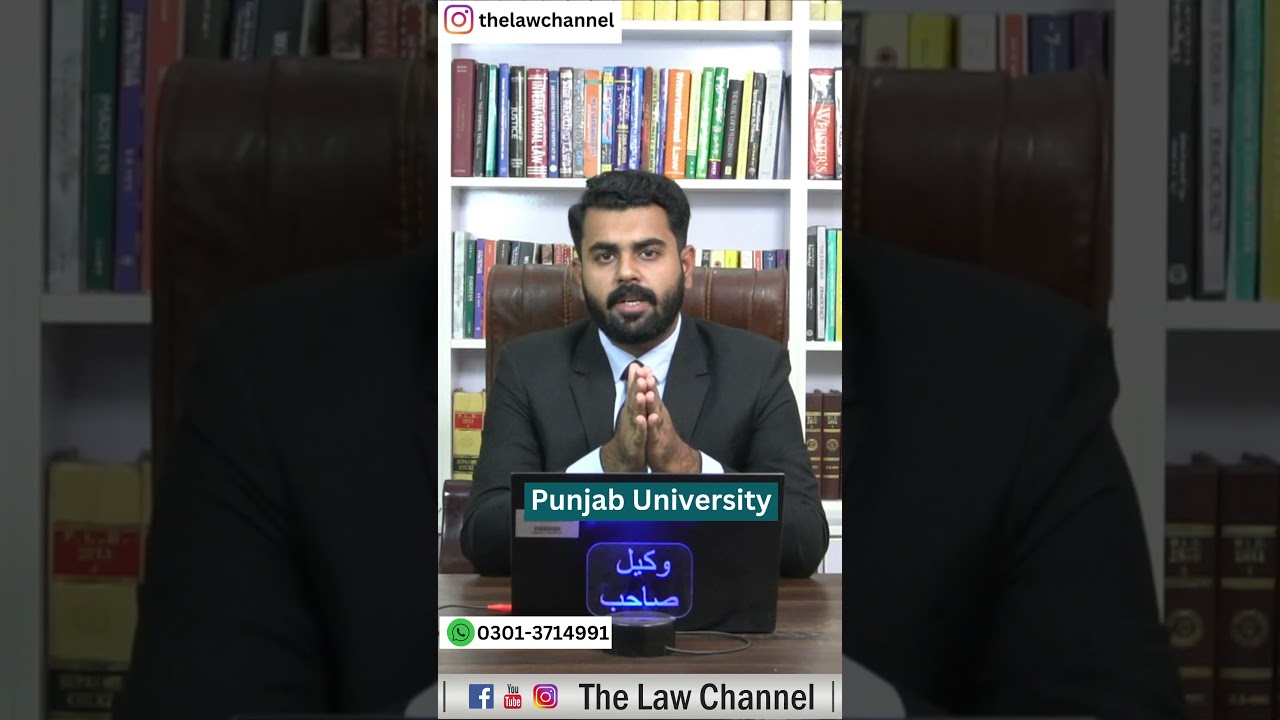 LLB 5 Years from Punjab University